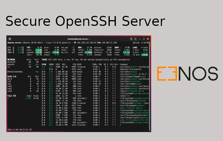 how to secure ssh server