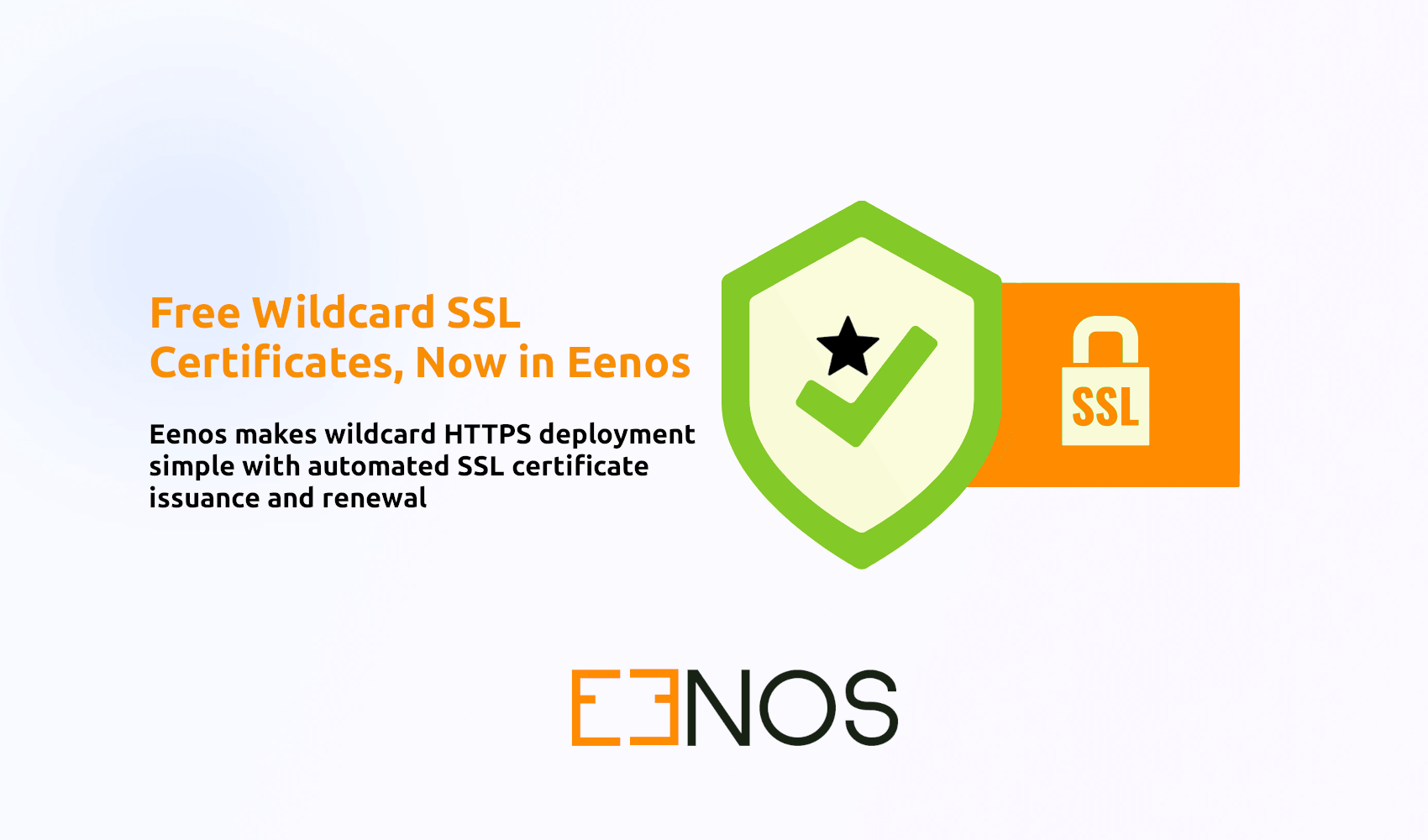 Automatic Deployment of Unlimited Wildcard SSL Certificates with Eenos Hosting Control Panel